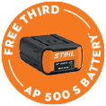 2 AP 500 S Battery with bonus AP 500 S Battery